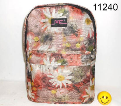 Imagen de MOCHILA M.E.  17" ESTAMPADA MARGARITA 2.24